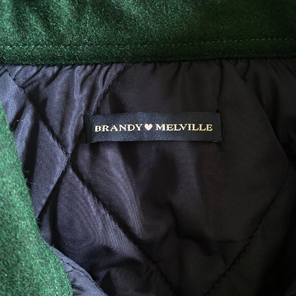 NWOT Brandy Melville Oversized Carson Jacket, Green, Regular Fit - Picture 7 of 7